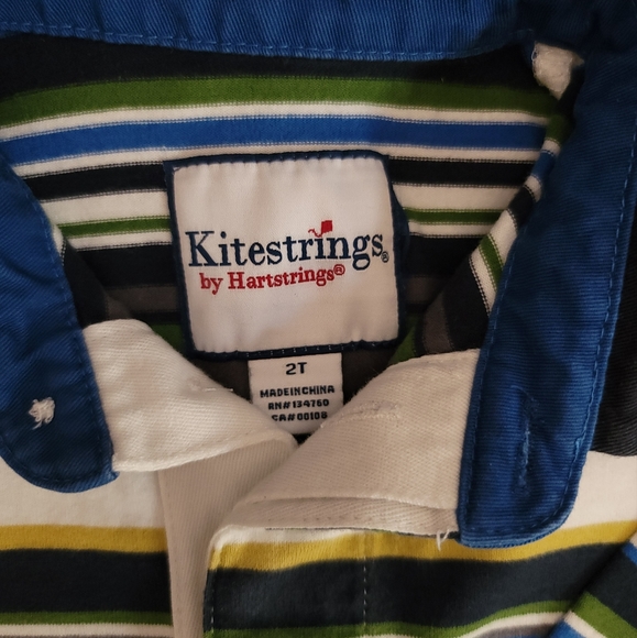 Kitesstrings Polo Striped Shirt 2T - Picture 2 of 5